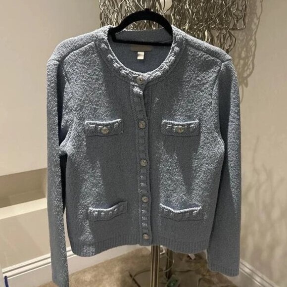 H&M Blue Cardigan size:m / 10 - Picture 1 of 2